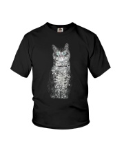 Cat Bling Xmas Youth T-Shirt thumbnail