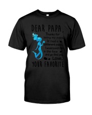 Dear Papa Mermaid Classic T-Shirt thumbnail