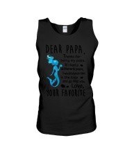 Dear Papa Mermaid Unisex Tank thumbnail