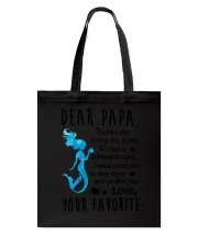 Dear Papa Mermaid Tote Bag thumbnail