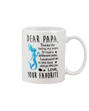 Dear Papa Mermaid Mug front