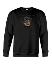 Human Dad Rottweiler Crewneck Sweatshirt thumbnail