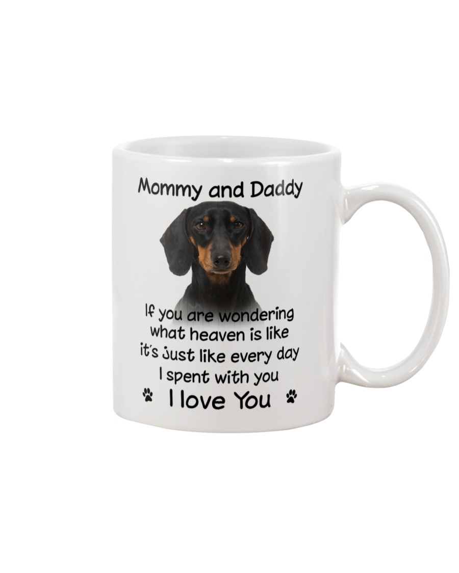Dachshund Mommy And Daddy Mug