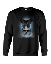 Black Cat Skull Crewneck Sweatshirt thumbnail
