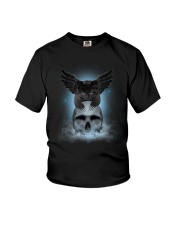 Black Cat Skull Youth T-Shirt thumbnail