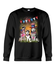Siberian Husky America Crewneck Sweatshirt thumbnail