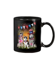Siberian Husky America Mug thumbnail