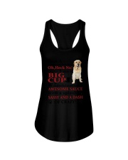Labrador Retriever Crazy Funny Ladies Flowy Tank thumbnail