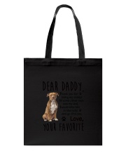 Daddy American Staffordshire Terrier Tote Bag thumbnail