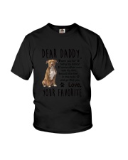 Daddy American Staffordshire Terrier Youth T-Shirt thumbnail