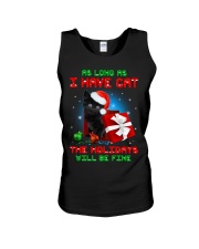 Holiday Black Cat Unisex Tank thumbnail