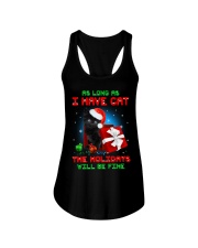 Holiday Black Cat Ladies Flowy Tank thumbnail