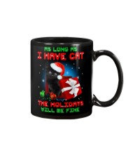 Holiday Black Cat Mug thumbnail