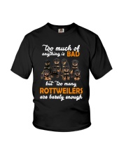 Rottweiler Barely Enough Youth T-Shirt thumbnail