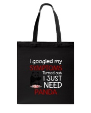 Panda Symptoms Tote Bag thumbnail