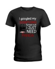 Panda Symptoms Ladies T-Shirt thumbnail