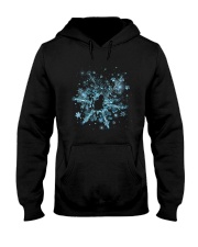 Snowflake Cat Pawprint Hooded Sweatshirt thumbnail
