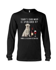 Good Mood Wine Golden Retriever Long Sleeve Tee thumbnail