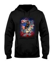 Dinosaur Rottweiler Hooded Sweatshirt thumbnail