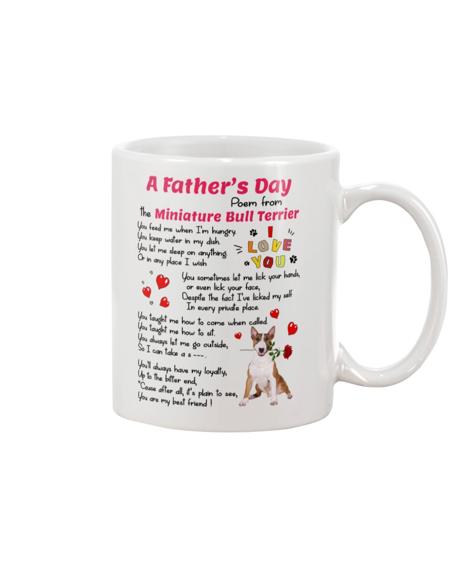 Poem From Miniature Bull Terrier Mug
