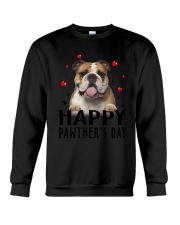 Bulldog Happy Pawther Day Crewneck Sweatshirt thumbnail