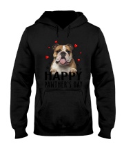 Bulldog Happy Pawther Day Hooded Sweatshirt thumbnail