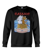 PHOEBE - Cat Titanic mug - 1711 - A11 Crewneck Sweatshirt thumbnail