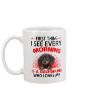 Dachshund Morning Mug back