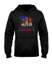 4th July German Shepherd Hooded Sweatshirt thumbnail