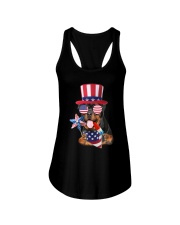 Independence Day Rottweiler Ladies Flowy Tank thumbnail