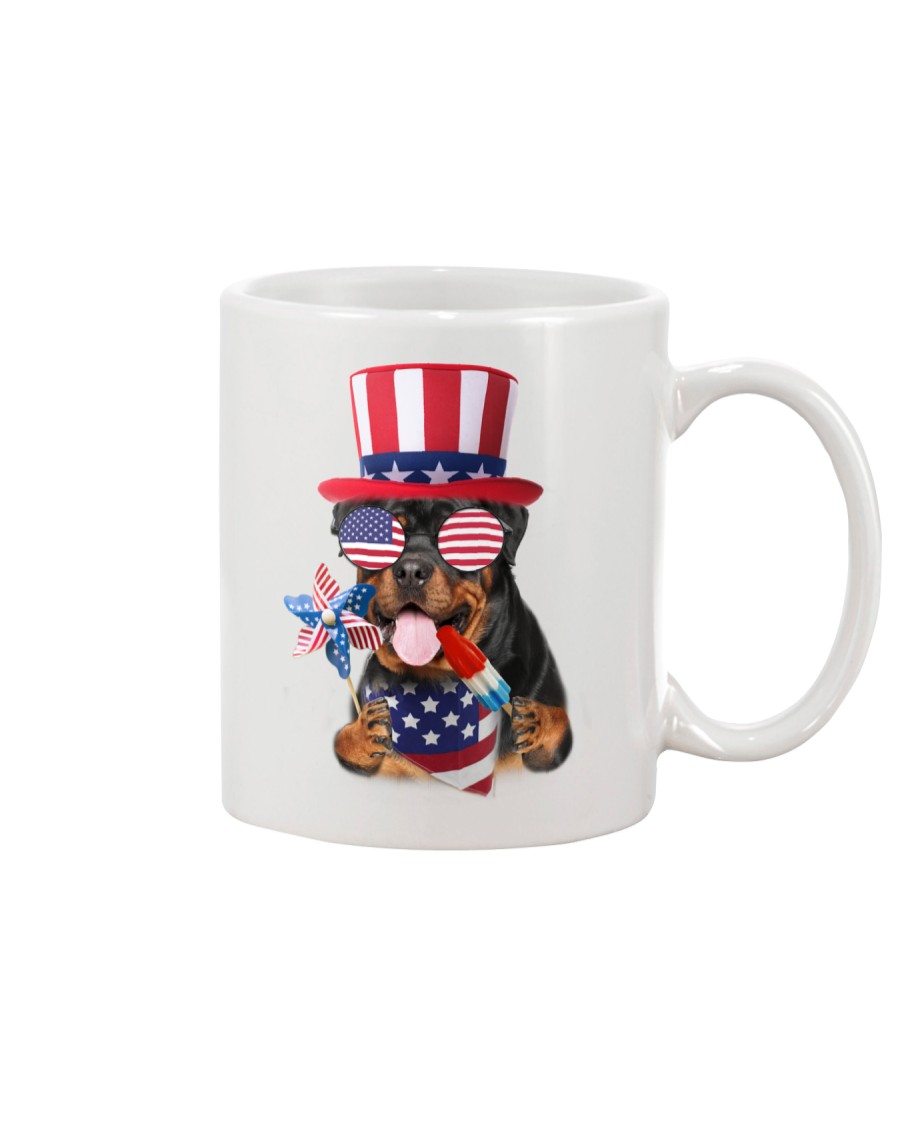 Independence Day Rottweiler Mug