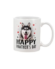 Siberian Husky Happy Pawther Day Mug front