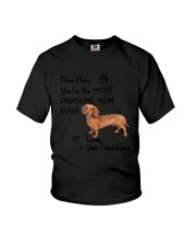 Pawsome Mom Dachshund Youth T-Shirt thumbnail