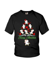 Unicorn Merry Christmas Youth T-Shirt thumbnail