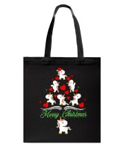 Unicorn Merry Christmas Tote Bag thumbnail