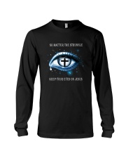 Keep Your Eyes On Jesus Long Sleeve Tee thumbnail