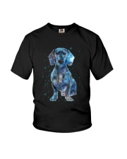 Dachshund Galaxy Youth T-Shirt thumbnail