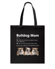 Mom Bulldog Tote Bag thumbnail