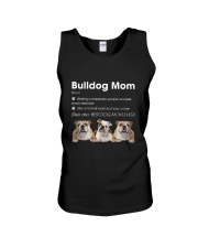Mom Bulldog Unisex Tank thumbnail