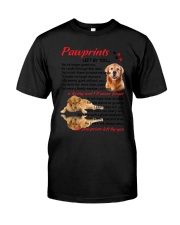Pawprints Golden Retriever Classic T-Shirt thumbnail