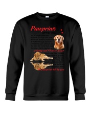 Pawprints Golden Retriever Crewneck Sweatshirt thumbnail
