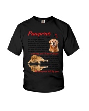 Pawprints Golden Retriever Youth T-Shirt thumbnail