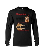 Pawprints Golden Retriever Long Sleeve Tee thumbnail