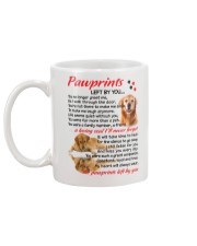 Pawprints Golden Retriever Mug back
