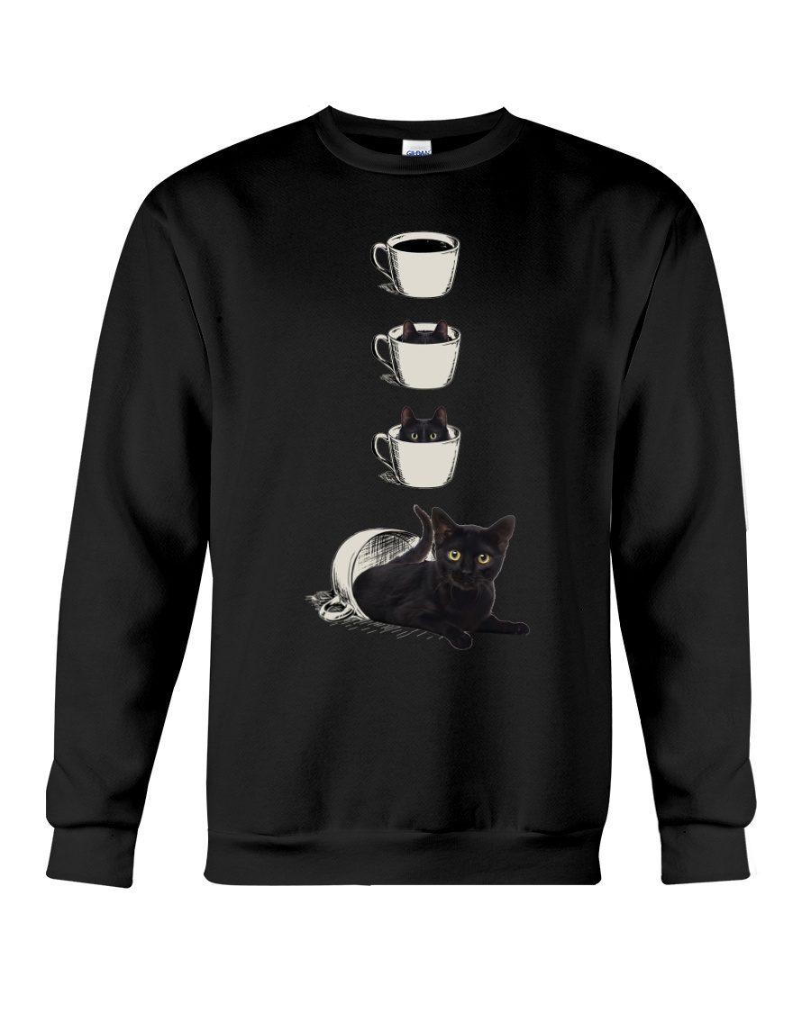 Cup Cat Crewneck Sweatshirt