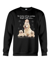 Golden Retriever Begin With You Crewneck Sweatshirt thumbnail