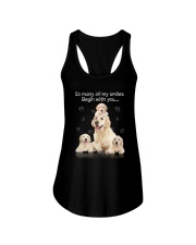 Golden Retriever Begin With You Ladies Flowy Tank thumbnail