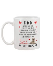 Dad Golden Retriever Mug back