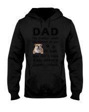Dad Bulldog Hooded Sweatshirt thumbnail