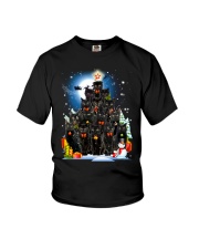Black Cat Pine Youth T-Shirt thumbnail